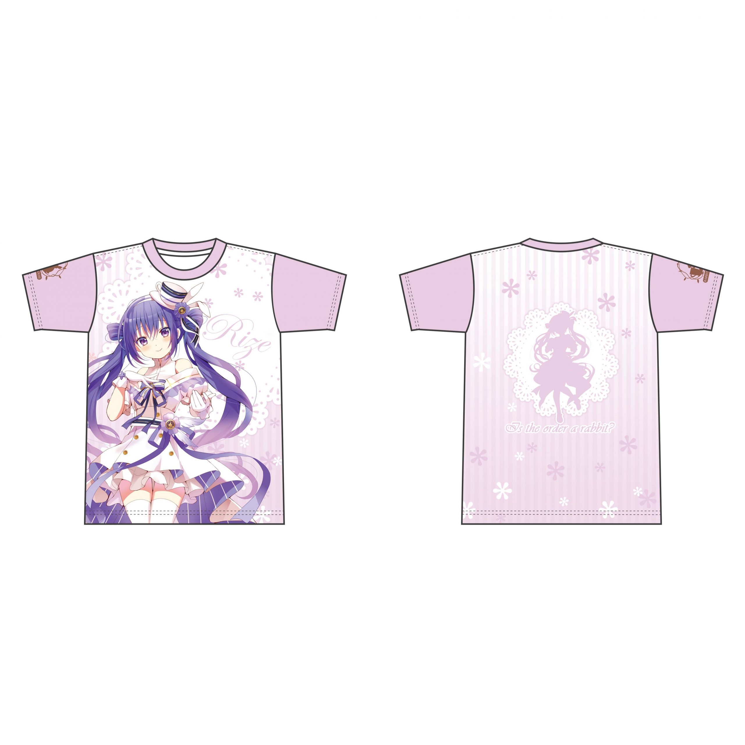 フルグラフィックTシャツ/リゼ | ご注文はうさぎですか？展 Café Lumière